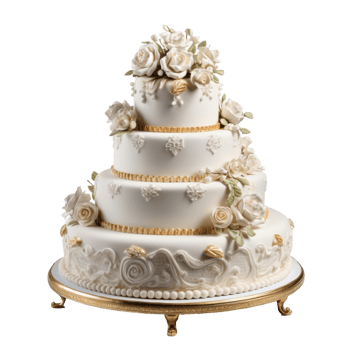 Wedding cake isolated png