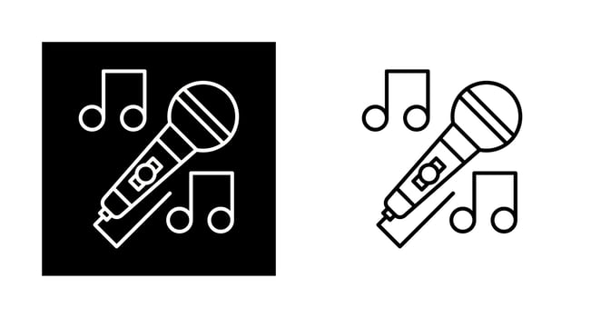 Karaoke Vector Icon
