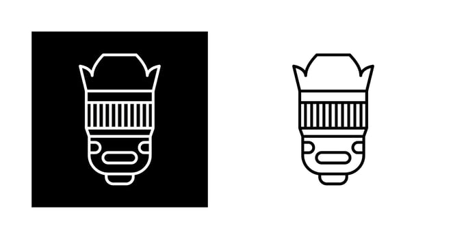 Camera Lens Vector Icon