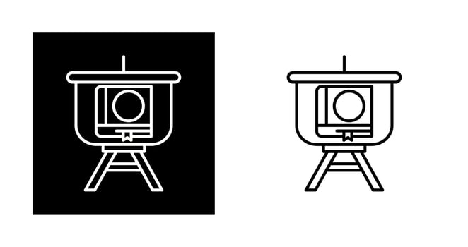Education Presentation Vector Icon