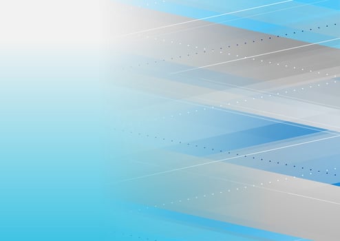 Blue grey minimal tech geometric abstract vector background