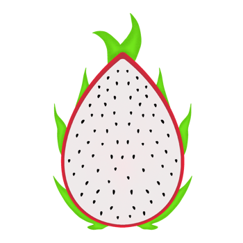 dragon fruit painting png