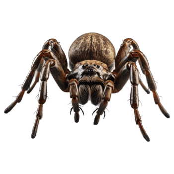 Spider isolated on transparent background . AI Generated png