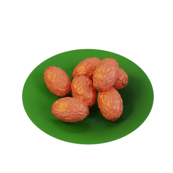 Dates Fruit Ramadhan 3D Illustrations png