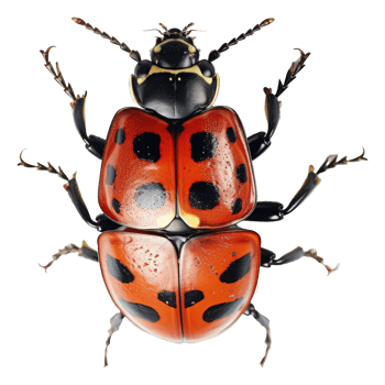 Ladybug isolated on transparent background  . AI Generated png