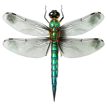 dragonfly isolated on transparent background . AI Generated png