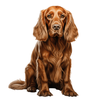 Cocker Spaniel dog isolated on transparent background . AI Generated png