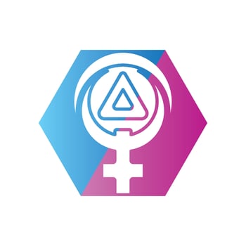 gender illustration logo. vector