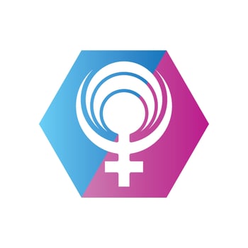 gender illustration logo. vector