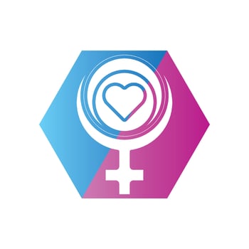 gender illustration logo. vector