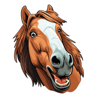 Horse sticker transparent png