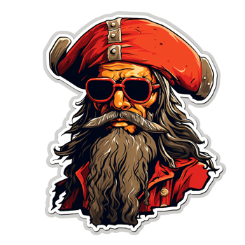Pirate sticker png