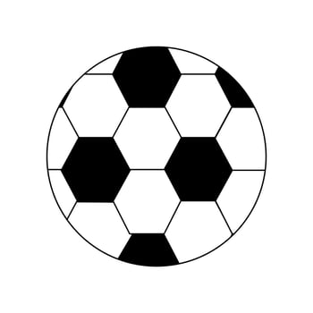 Football icon isolated on white background. vector