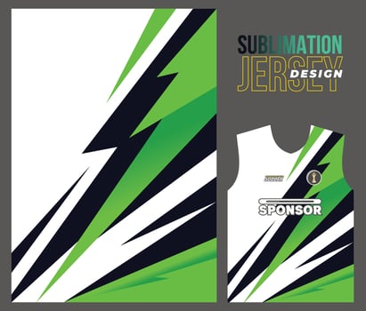 Vector jersey sports design for racing cycling football gaming motocross