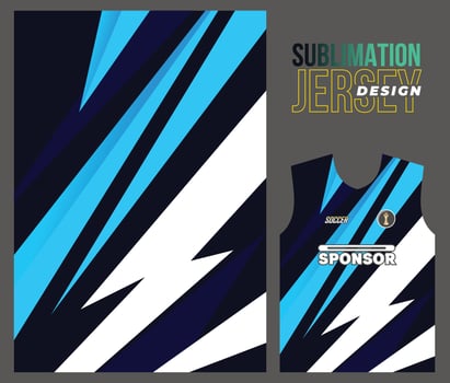 Vector jersey sports design for racing cycling football gaming motocross