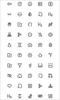 Interface Essential Related Vector Line Icons Simple Set. Contains Icons like Weather Icon, Arrow Icon, Edit Icon, Align Icon, Lock Icon, Lock Icon and many more. Editable Stroke. 32x32 Pixel Perfect