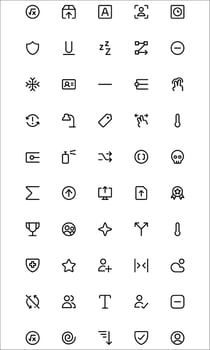 Interface Essential Related Vector Line Icons Simple Set. Contains Icons like Weather Icon, Arrow Icon, Edit Icon, Align Icon, Lock Icon, Lock Icon and many more. Editable Stroke. 32x32 Pixel Perfect