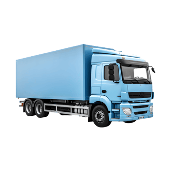 Trailler truck isolated on a transparent background png