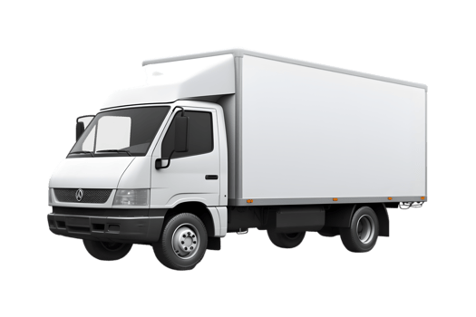 Delivery truck isolated on a transparent background png