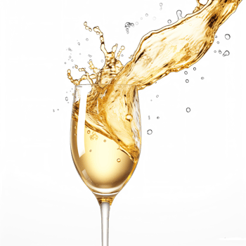 Champagne splash isolated on transparent background png