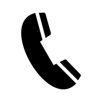 Telephone Icon Vector Symbol Design Illustration