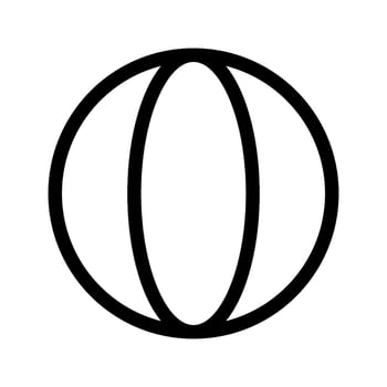 Volley Ball Icon Vector Symbol Design Illustration