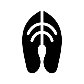 Fish Meat Icon Vector Symbol Design Illustration