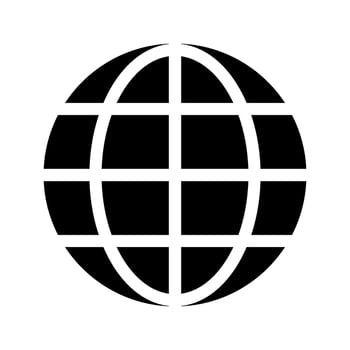 Global Icon Vector Symbol Design Illustration