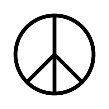 Peace Icon Vector Symbol Design Illustration