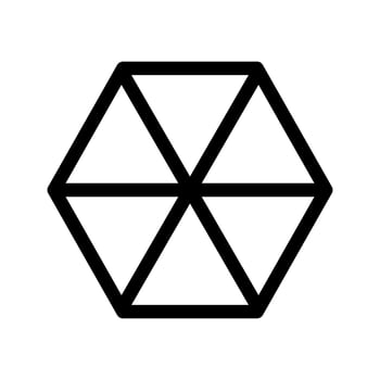 Hexagon Icon Vector Symbol Design Illustration