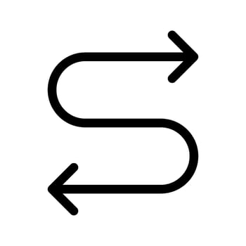 Directions Icon Vector Symbol Design Illustration