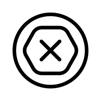 Ad Block Icon Vector Symbol Design Illustration