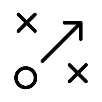 Strategy Icon Vector Symbol Design Illustration