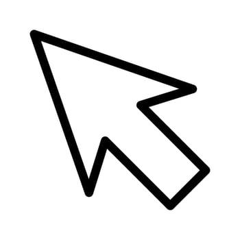 Click Icon Vector Symbol Design Illustration
