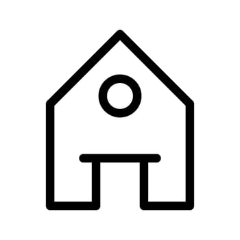 Home Icon Vector Symbol Design Illustration