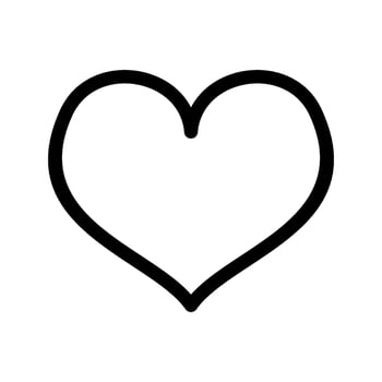 Heart Icon Vector Symbol Design Illustration