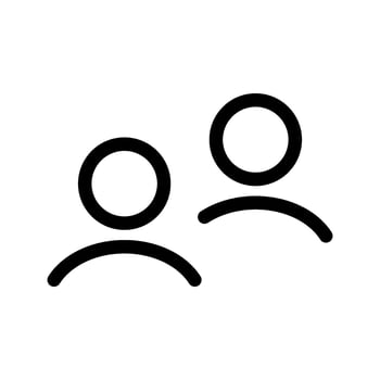 People Icon Vector Symbol Design Illustration