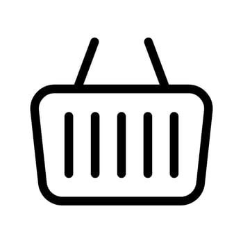 Shopping Basket Icon Vector Symbol Design Illustration