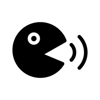 Speaking Icon Vector Symbol Design Illustration