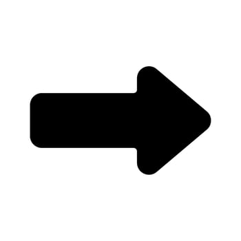 Right Arrow Icon Vector Symbol Design Illustration