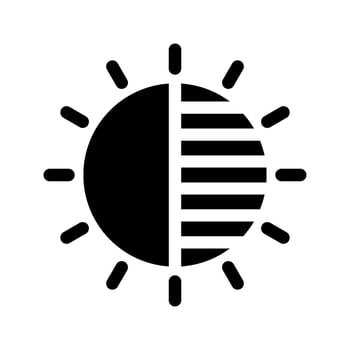 Contrast Icon Vector Symbol Design Illustration