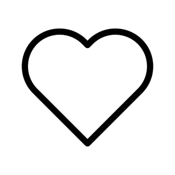 Heart Icon Vector Symbol Design Illustration
