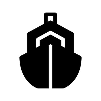Ship Icon Vector Symbol Design Illustration