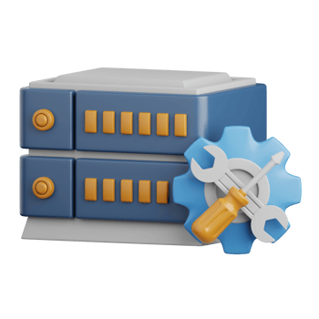 3d rendering server maintenance isolated useful for cloud, network, computing, technology, database, server and connection design element png