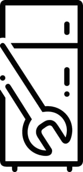 Screwdriver repair icon symbol vector image. Illustration of the fix toolkit design image. EPS 10