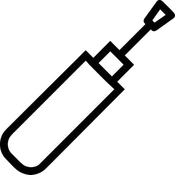 Screwdriver repair icon symbol vector image. Illustration of the fix toolkit design image. EPS 10