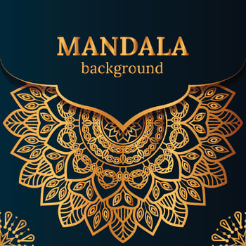 Luxury mandala background with golden arabesque pattern Arabic Islamic east style. Decorative mandala for print, poster, cover, brochure, flyer, banner vector