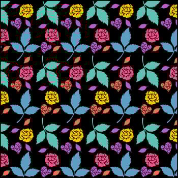 composition, vector seamless pattern, can be poured on gift wrapping paper, wall decor,or fabric.