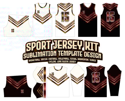 Chevron Arrow Jersey Design Sportswear Background vector