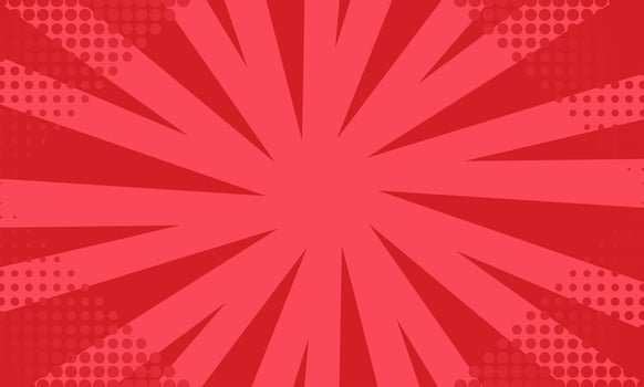 a red background with a starburst pattern vector